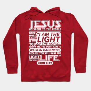 John 8:12 Hoodie